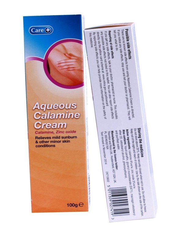 2) Aqueous Calamine Cream